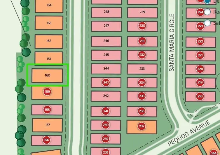 Highgate 160 map at 4291 SANTA MARIA Circle 160 Highgate, Vero Beach