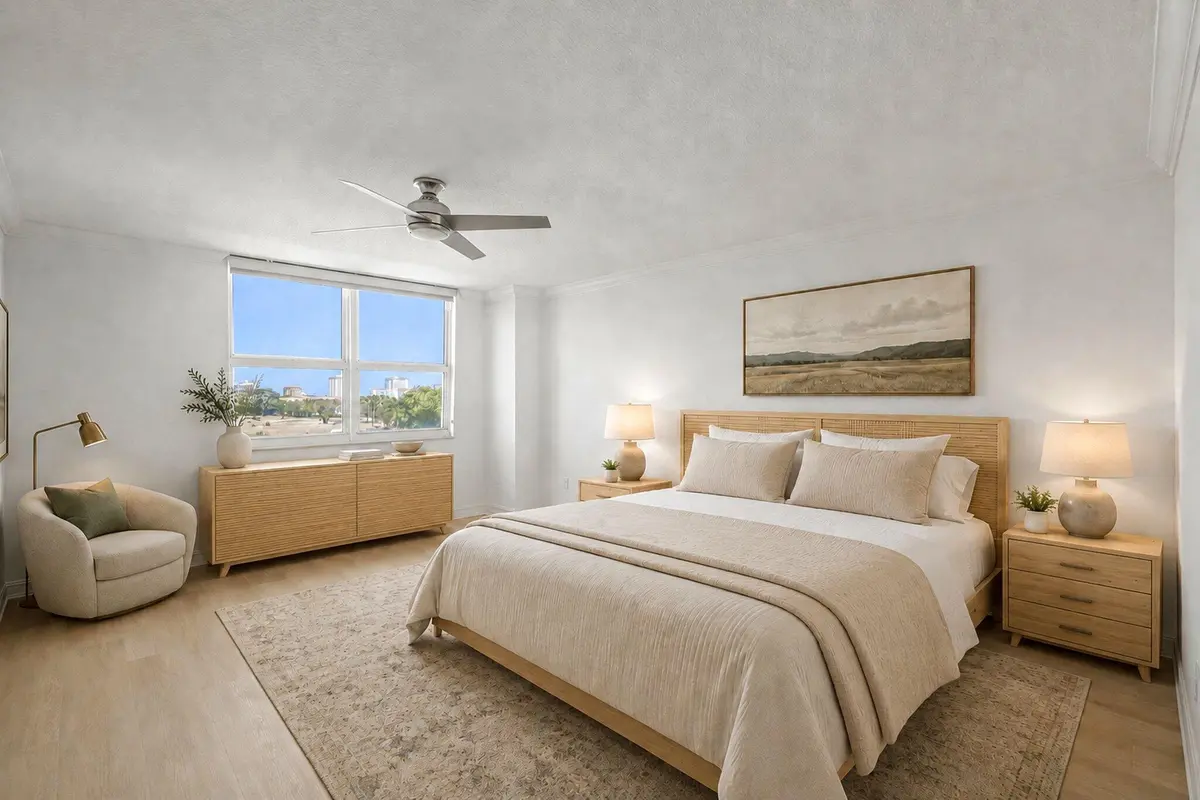 PRIMARY BED at 99 SE Mizner Boulevard 609, Boca Raton