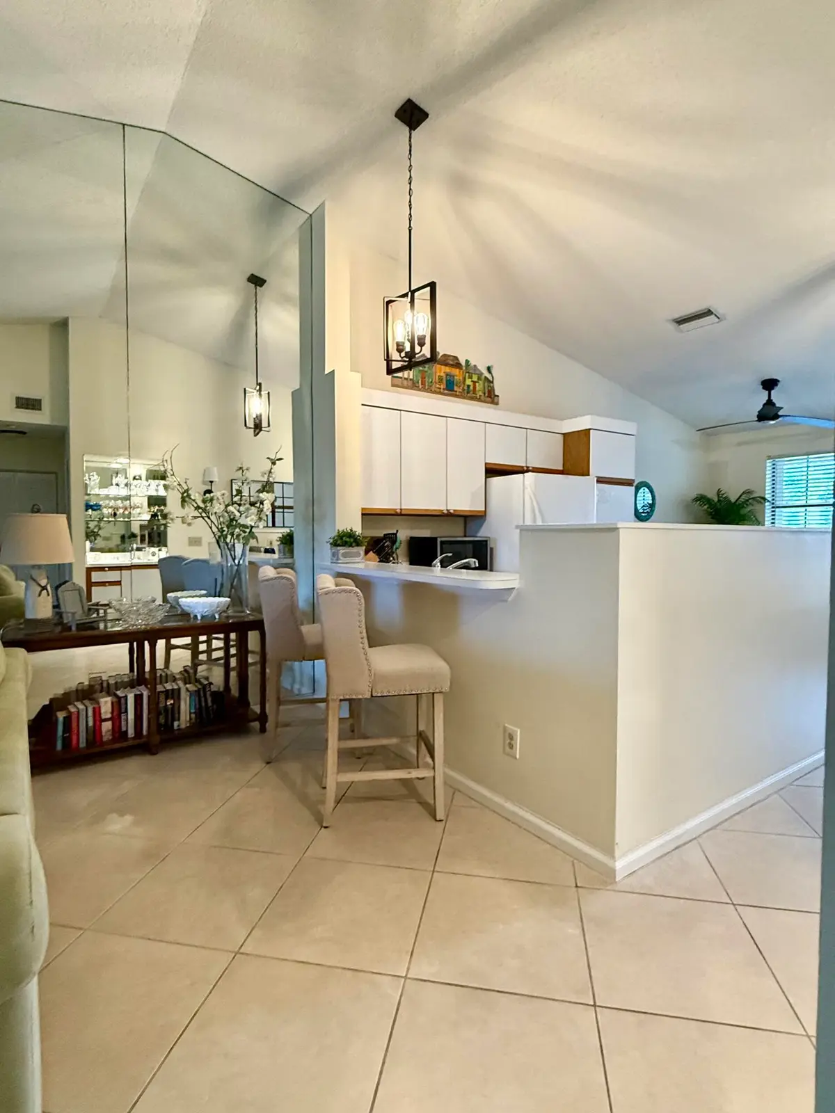 Bar height seating for 2 at 1002 Keystone Drive Unit g, Jupiter