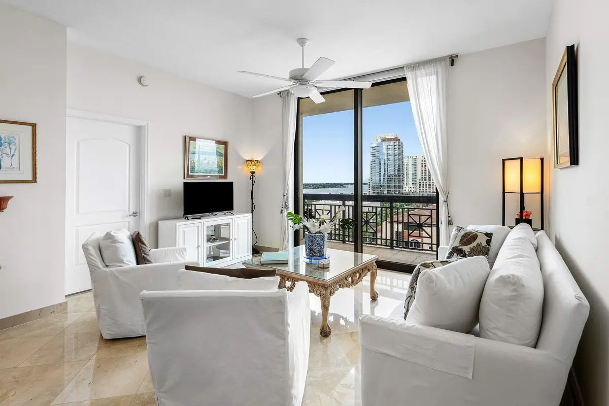 Living Room at 801 S OLIVE Avenue 903, West Palm Beach