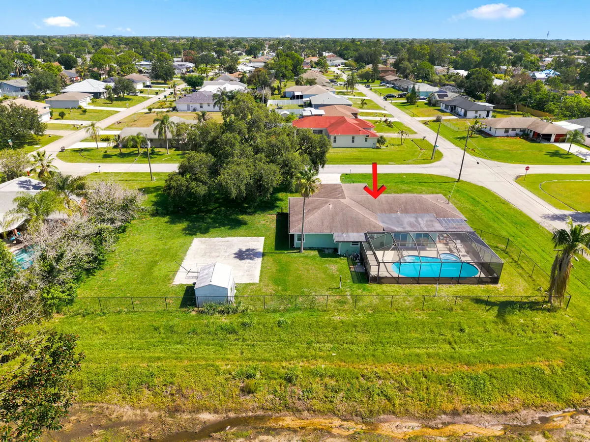 Aerial View at 502 NW Kilpatrick Avenue, Port St. Lucie