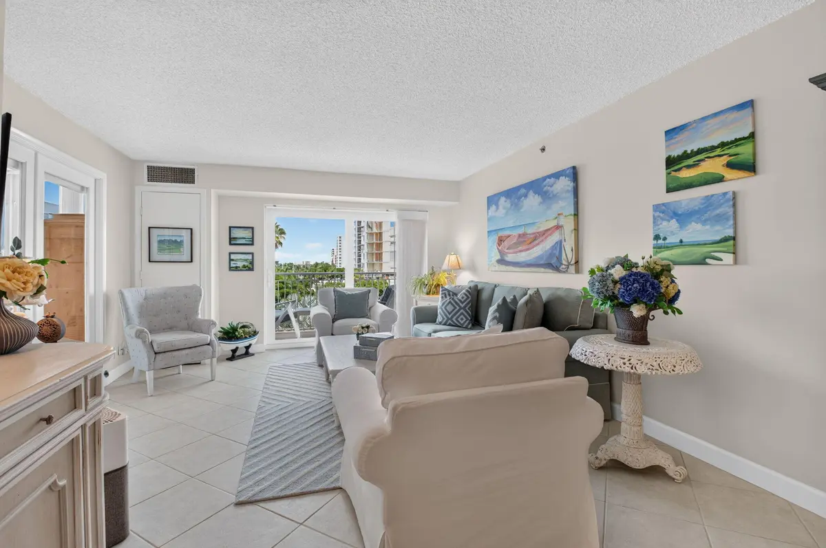 LIVING ROOM at 3215 S OCEAN Boulevard 302, Highland Beach