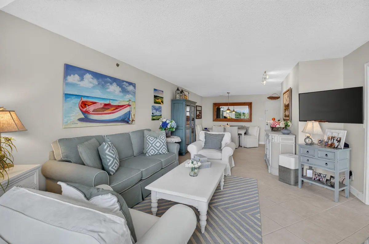 LIVING ROOM at 3215 S OCEAN Boulevard 302, Highland Beach