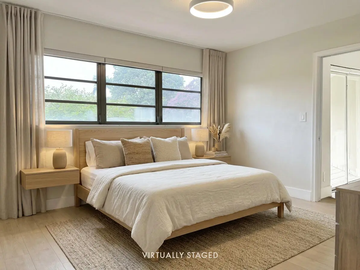 Staging Refurnishing-Master Bedroom-3-VS at 2204 NE 36th Street 26, Lighthouse Point