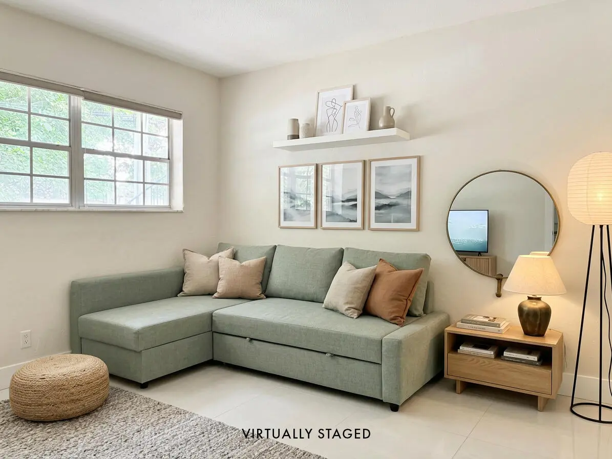 Staging Refurnishing-Second Bedroom-1-VS at 2204 NE 36th Street 26, Lighthouse Point