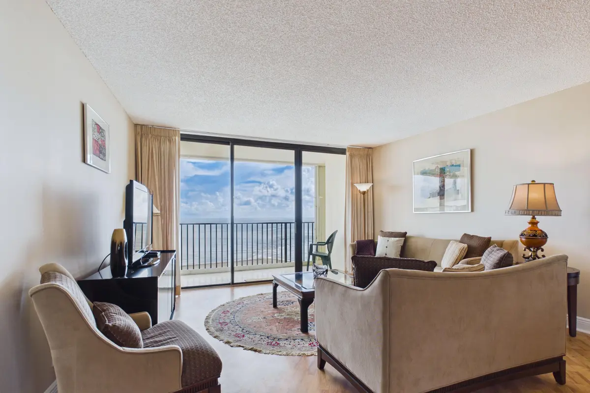 Living Room at 300 Ocean Trail Way 1407, Jupiter