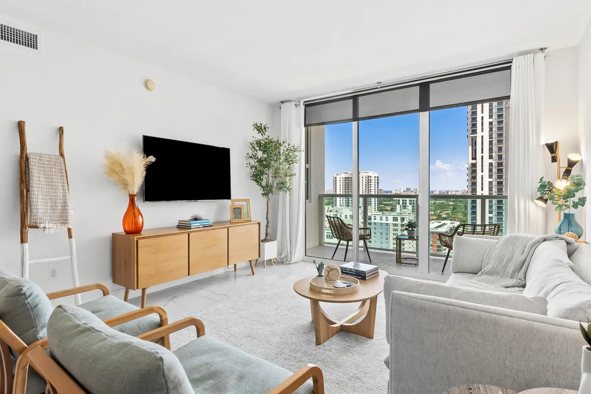 Living Room at 350 SE 2ND Street 2250, Fort Lauderdale