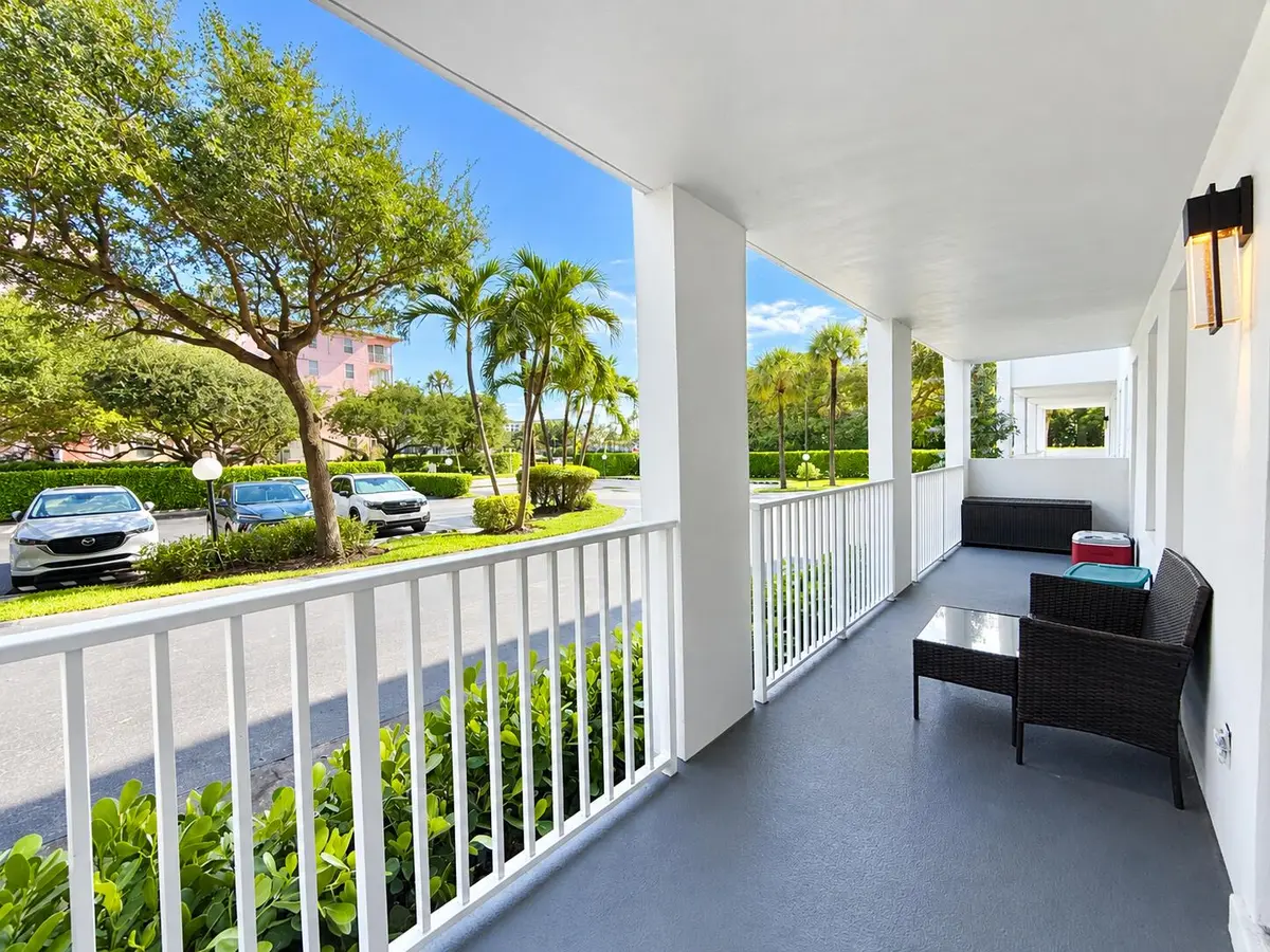Spacious Balcony at 950 Ponce De Leon Road 104, Boca Raton