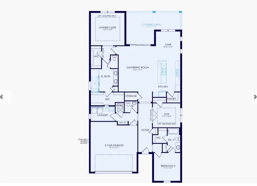61 Floorplan at 1142 HAVEN Circle 61 Prestige, Vero Beach