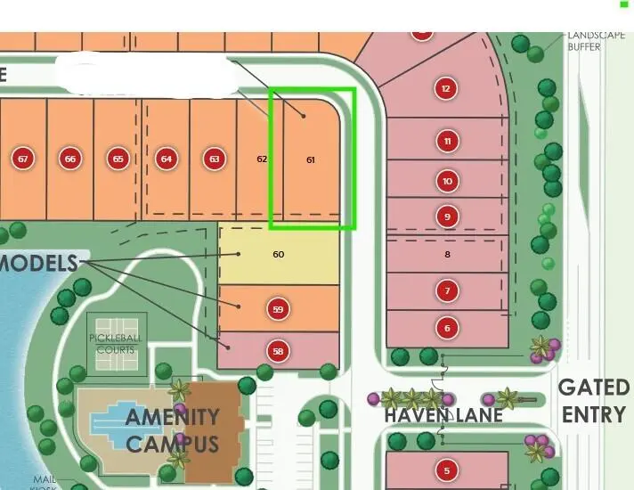 61 map at 1142 HAVEN Circle 61 Prestige, Vero Beach