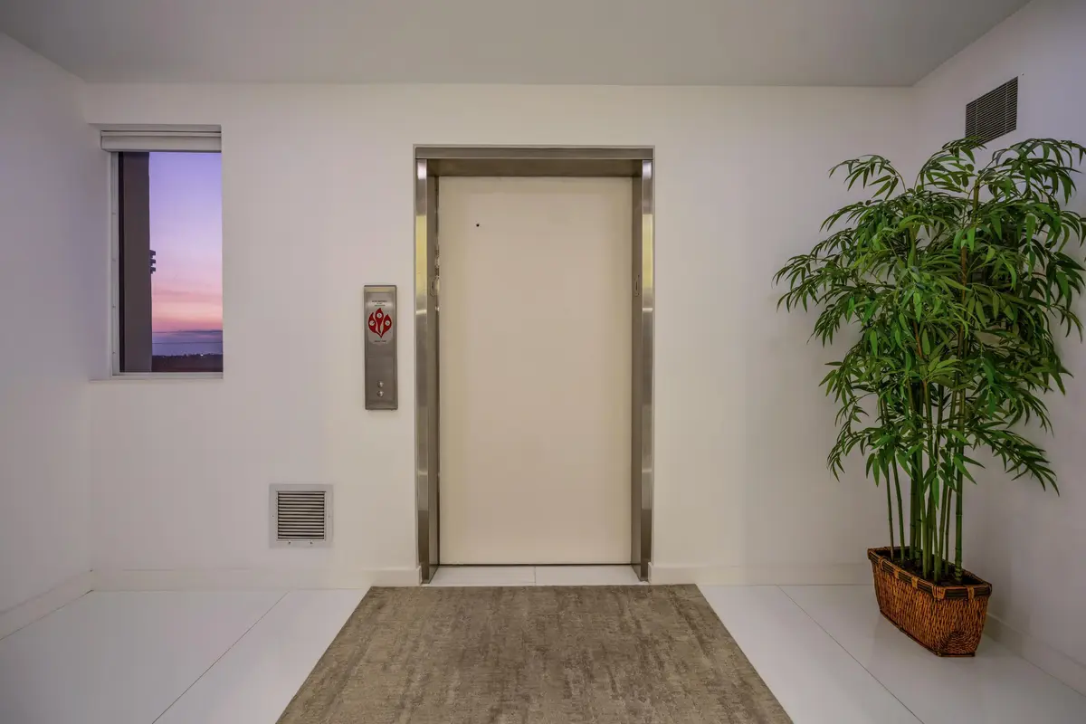 Private Elevator Entrance at 2150 N Ocean Blvd 4-N, Boca Raton