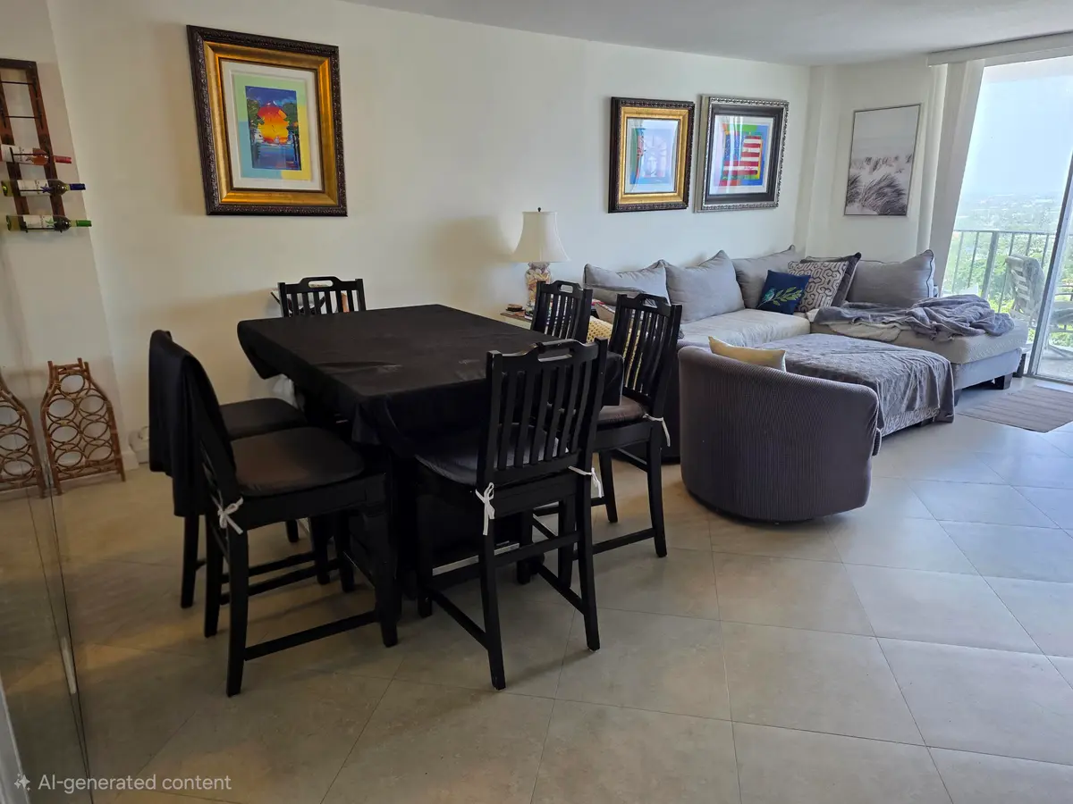 1900 S Ocean Blvd 15-K living and dining at 1900 S OCEAN Boulevard 15K, Lauderdale-By-The-Sea