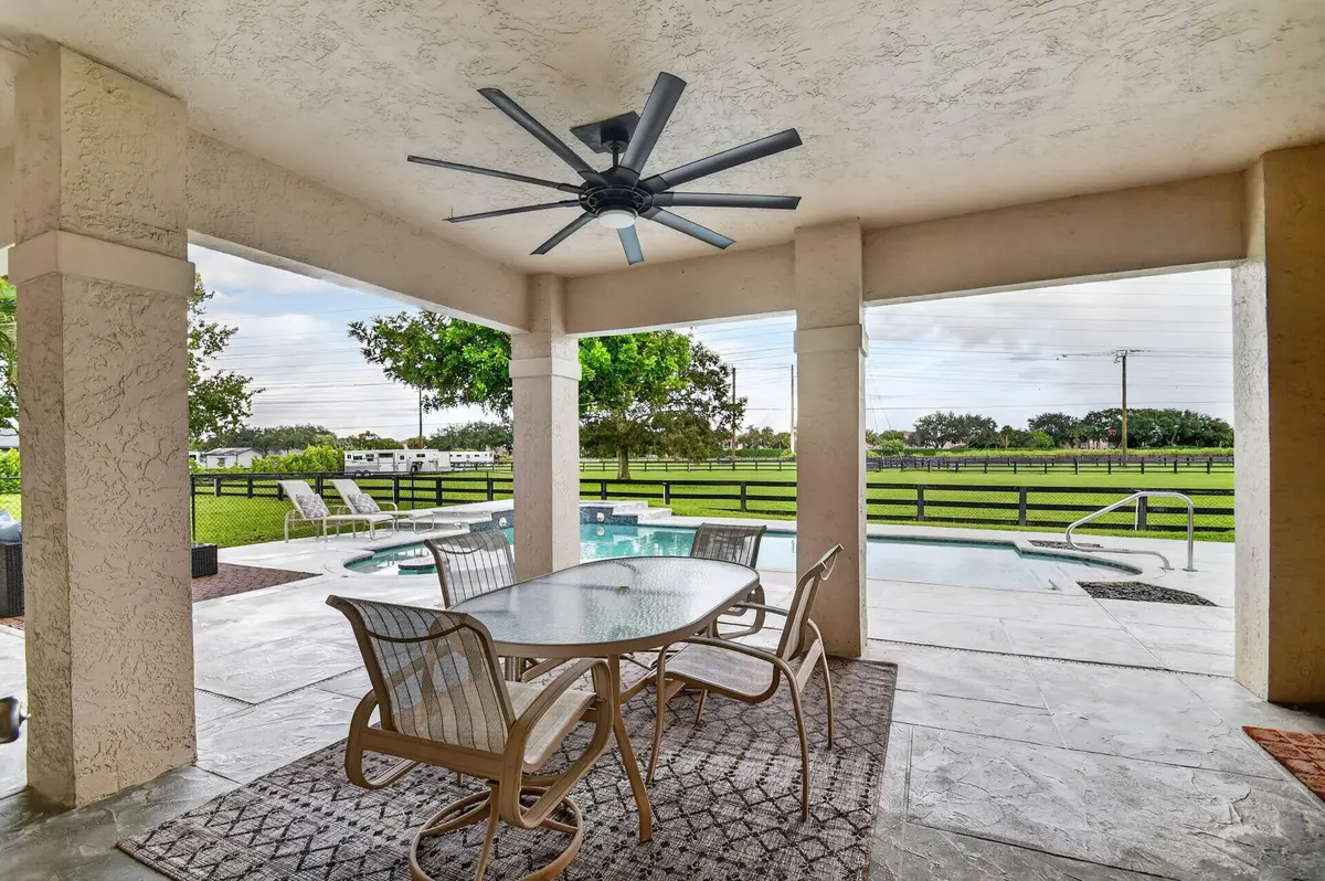 Pool Patio View at 876 Cindy Cir Lane, Wellington