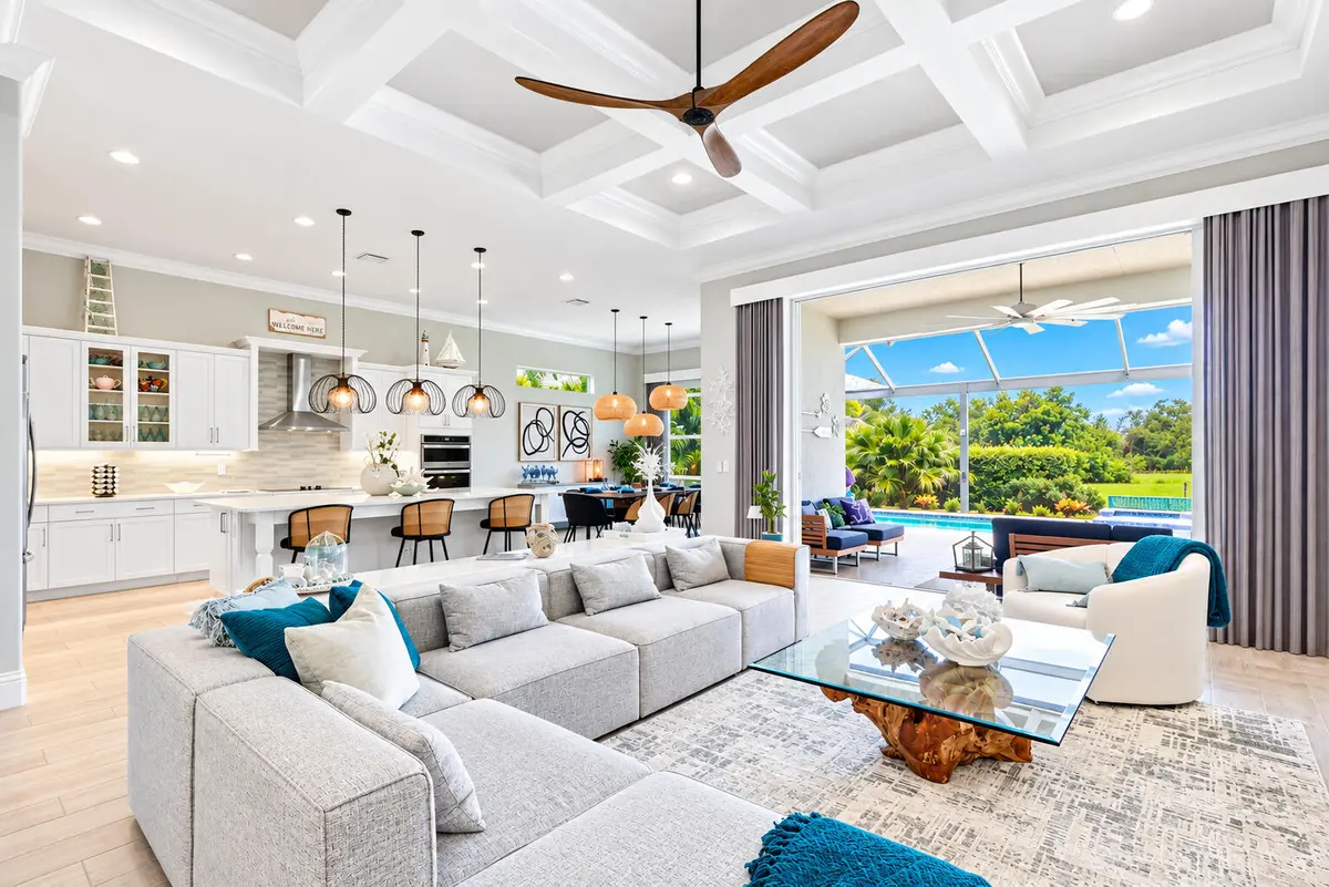Living Room 413 Jacqueline Way at 413 JACQUELINE Way, Vero Beach