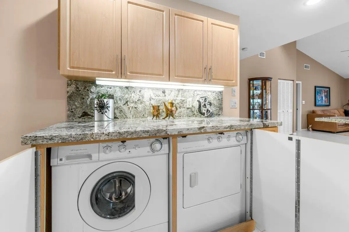 Laundry at 68 EASTGATE Drive D, Boynton Beach
