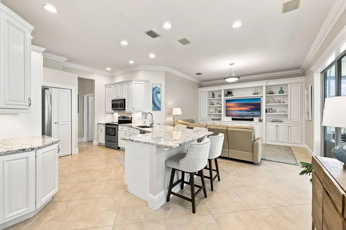 Kitchen - Family Room at 1121 Delray Lakes Drive, Delray Beach