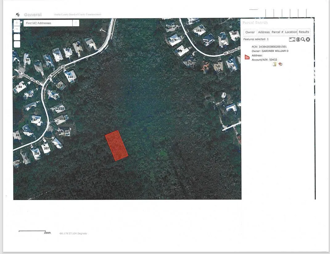 PG1 at 0 Unassigned, Hobe Sound
