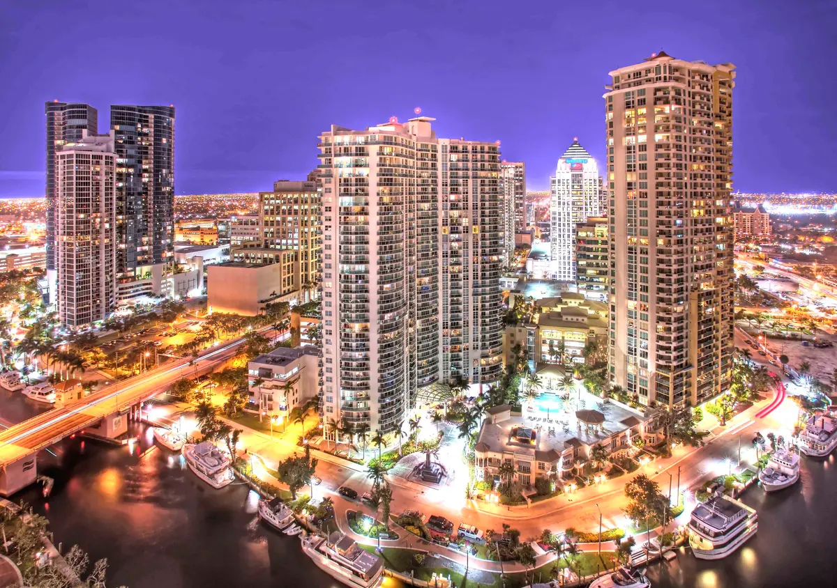 Twilight View at 347 N NEW RIVER Drive 1005, Fort Lauderdale