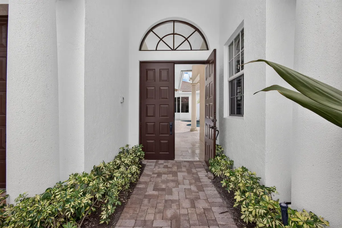 Front Door at 540 Les Jardin Drive, Palm Beach Gardens