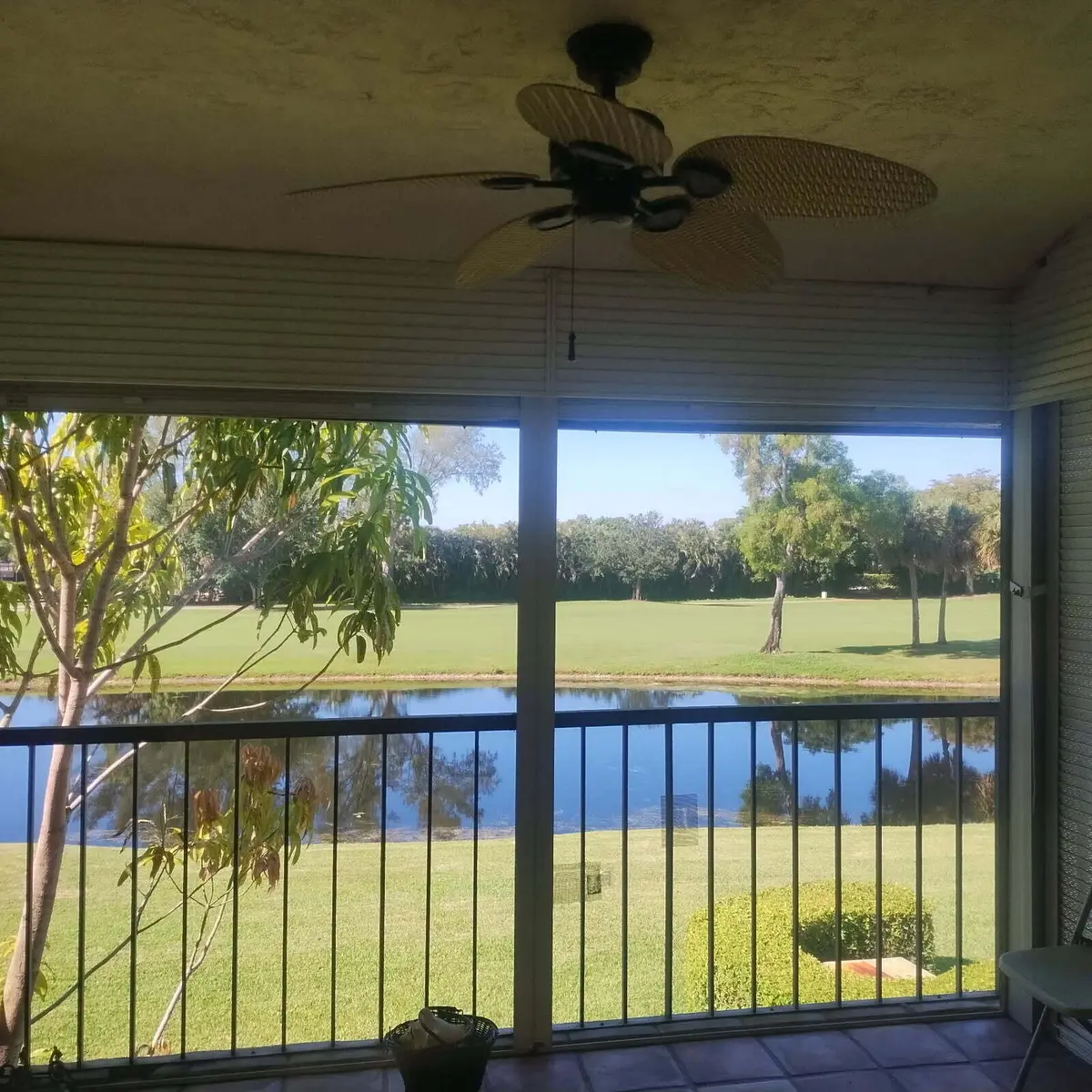 Balcony view at 21535 CYPRESS HAMMOCK Drive 36J, Boca Raton