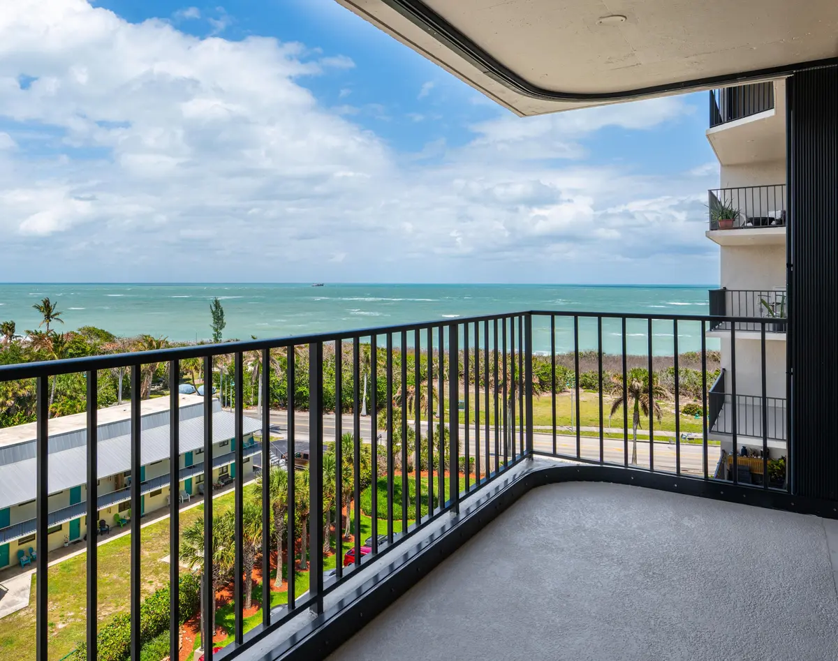 balcony. at 801 S OCEAN Drive 604, Fort Pierce