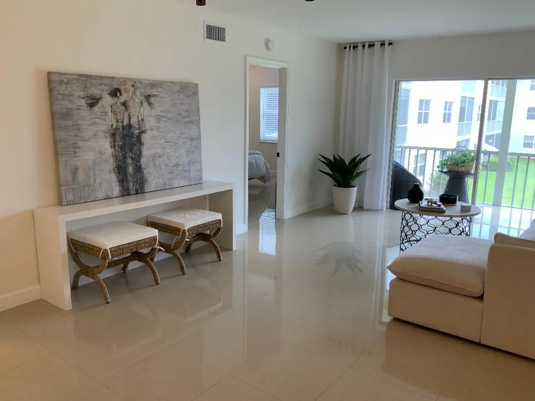MLS living room parsons table at 9856 Marina Boulevard 1320, Boca Raton