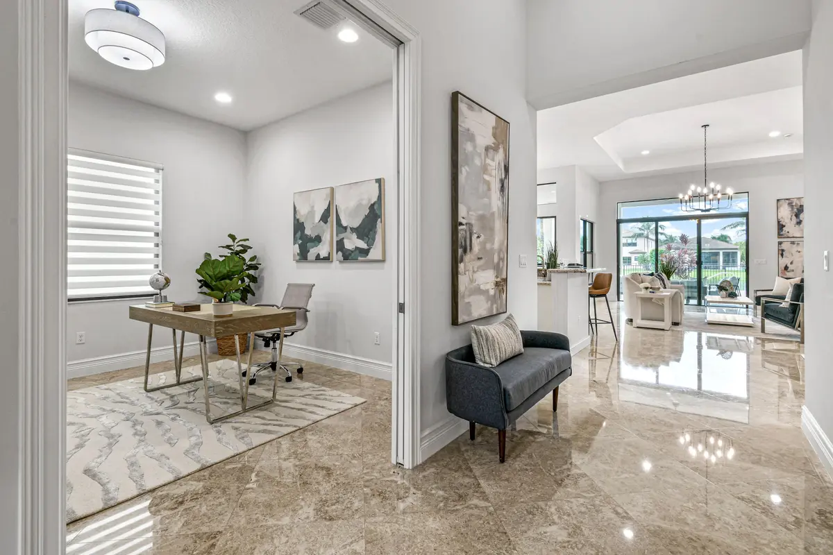 Den/Hallway at 9512 Eden Roc Court, Delray Beach