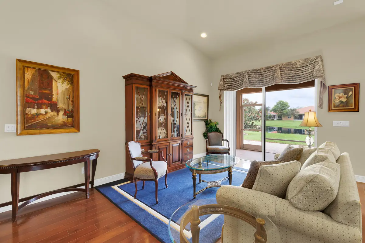 Living Room toward lanai at 6396 LENNOX Lane, Vero Beach