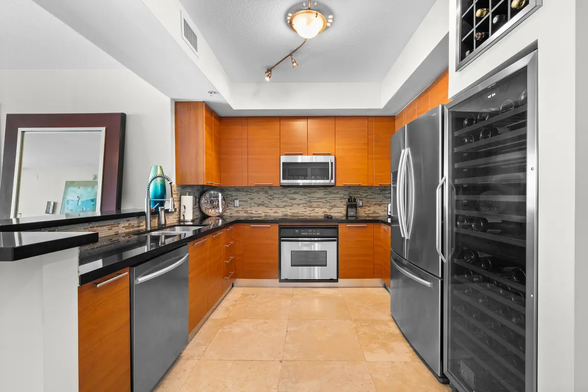 Kitchen at 350 SE 2ND Street 2040, Fort Lauderdale