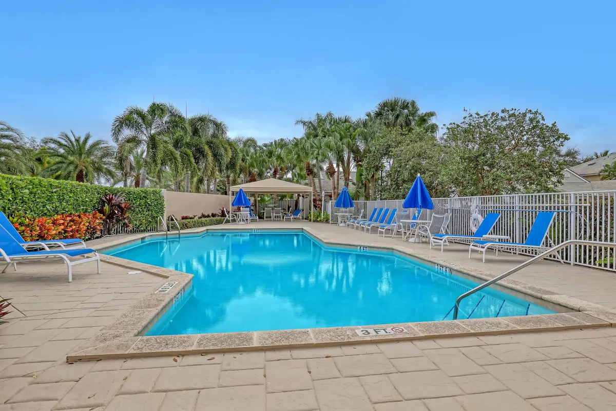 Community Pool just steps away at 24 Admirals Court, Palm Beach Gardens