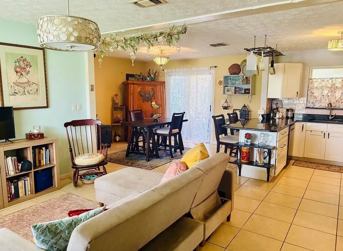 Living room at 4702 Myrtle Drive, Fort Pierce