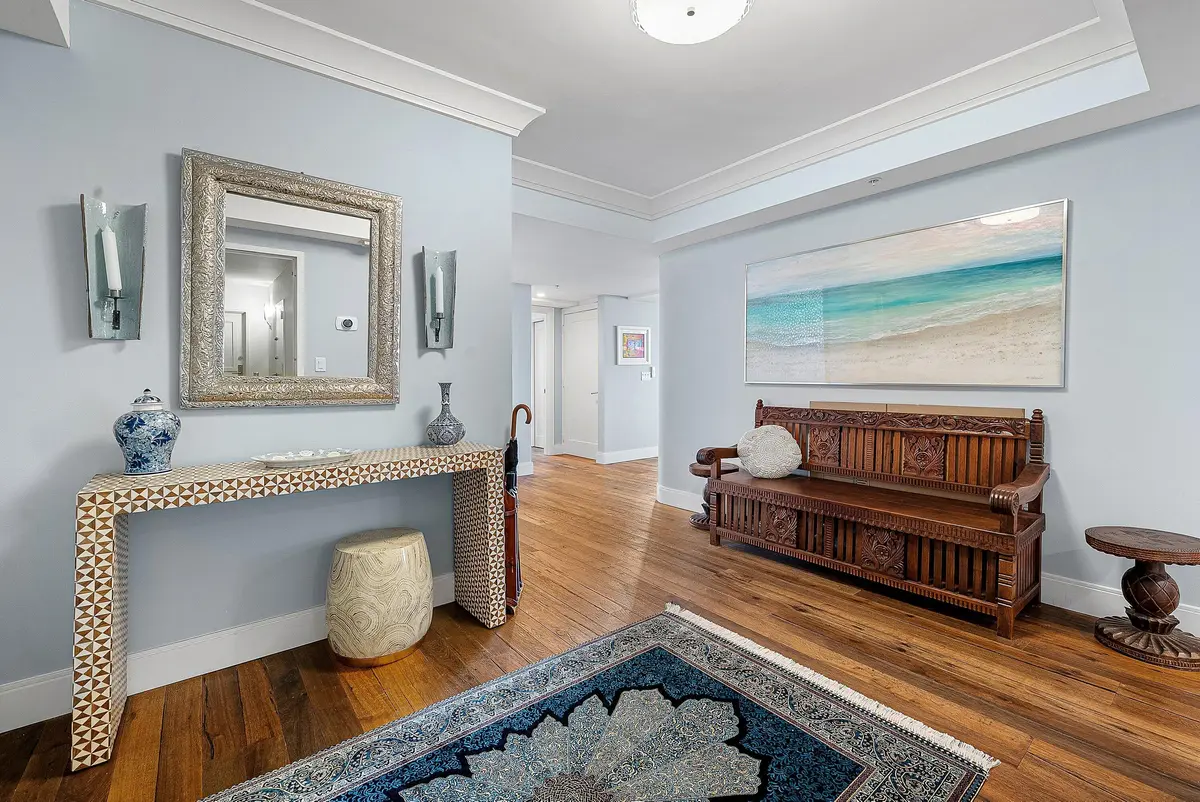 Entrance Foyer at 350 S Ocean Boulevard 6C, Boca Raton
