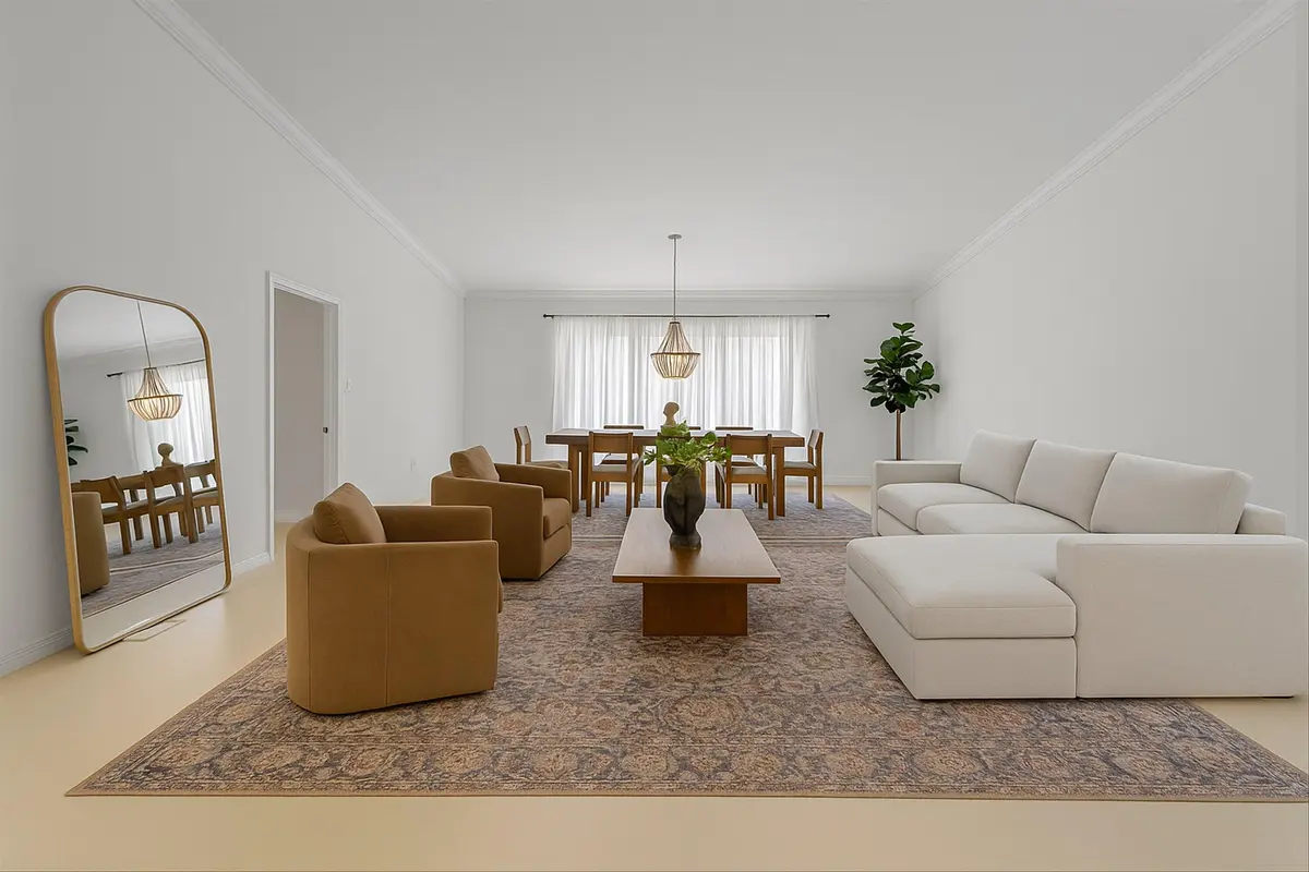 01-Living room at 148 Scarborough Terrace, Wellington