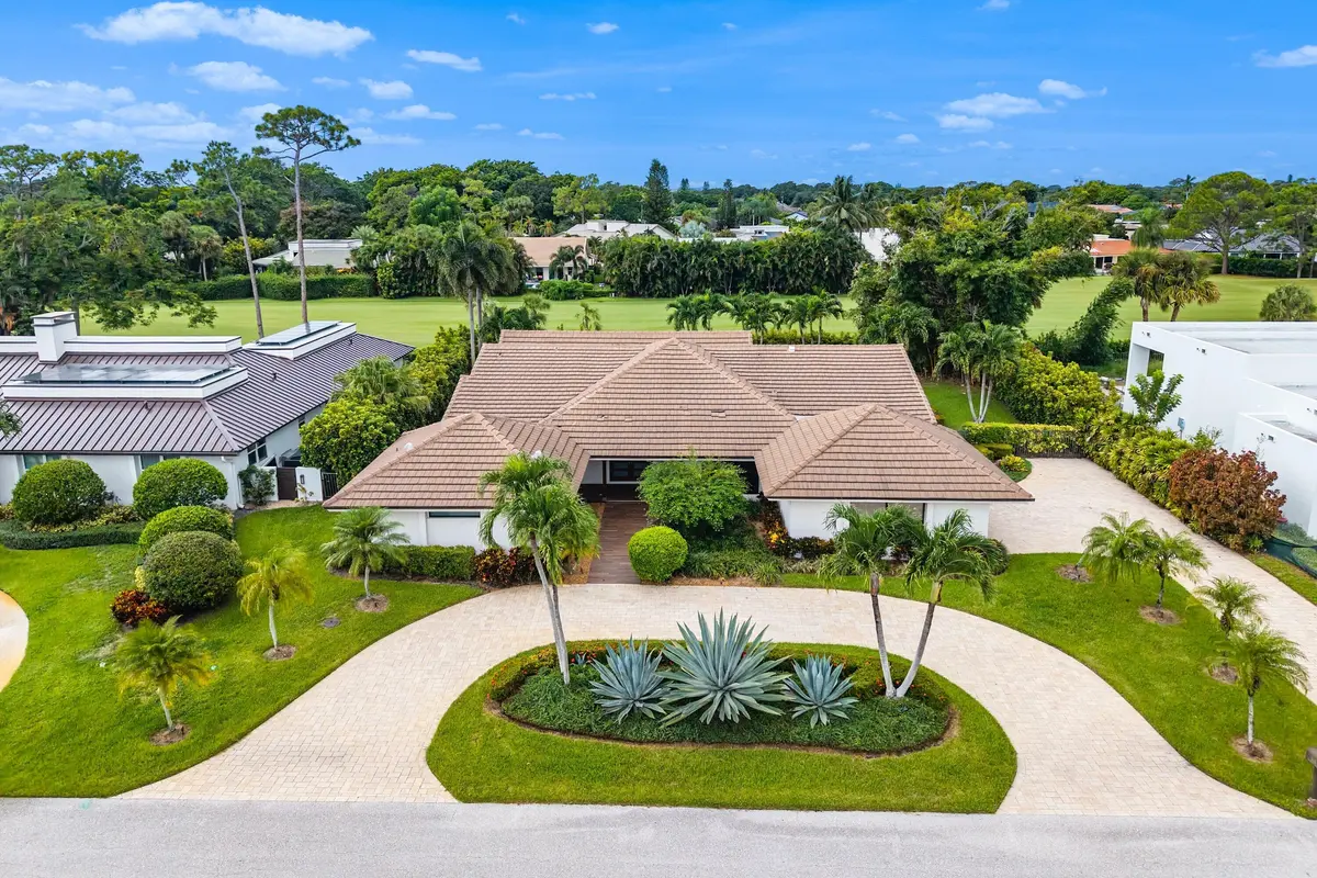 Aerial View at 4668 Wildewood Drive, Delray Beach