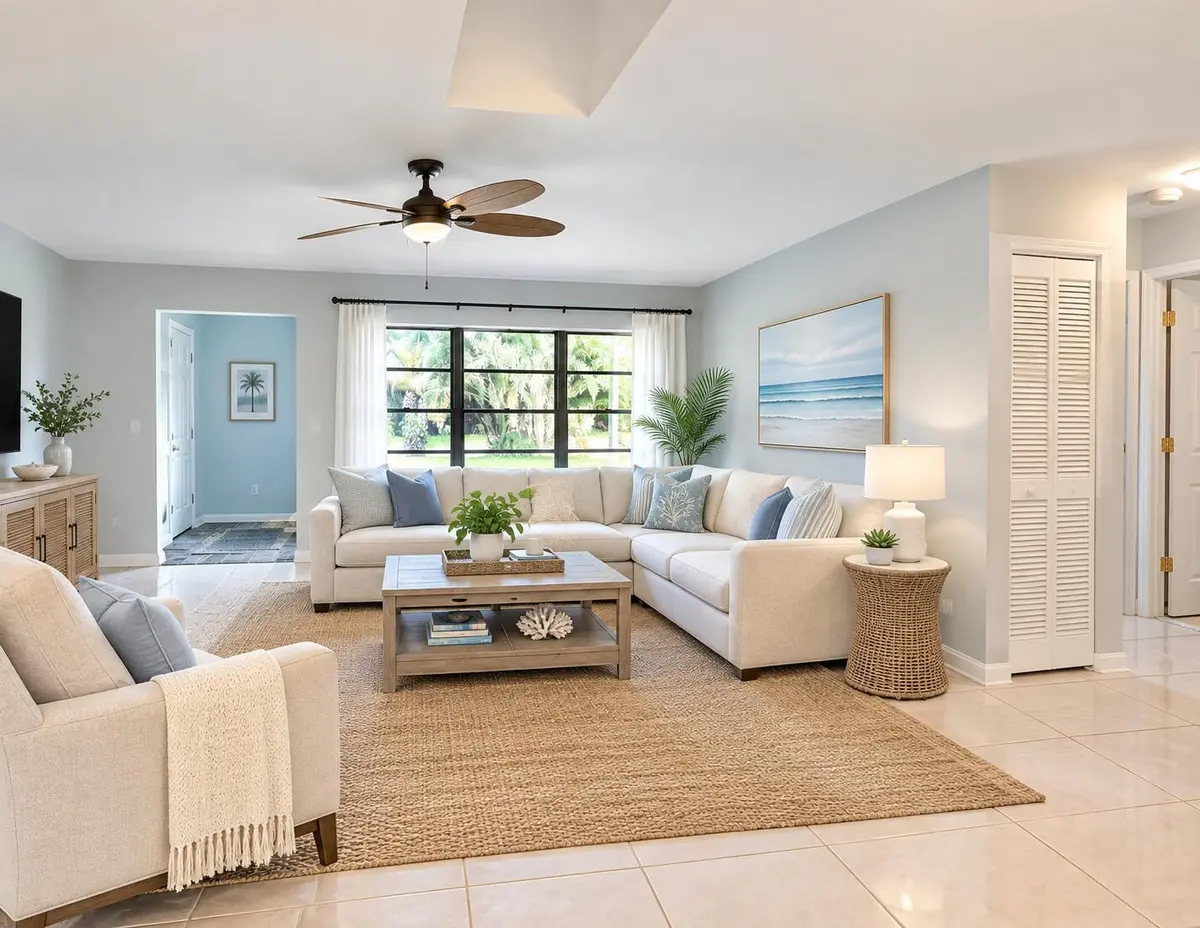 Virtual Living Rm at 1916 Coconut Drive, Fort Pierce