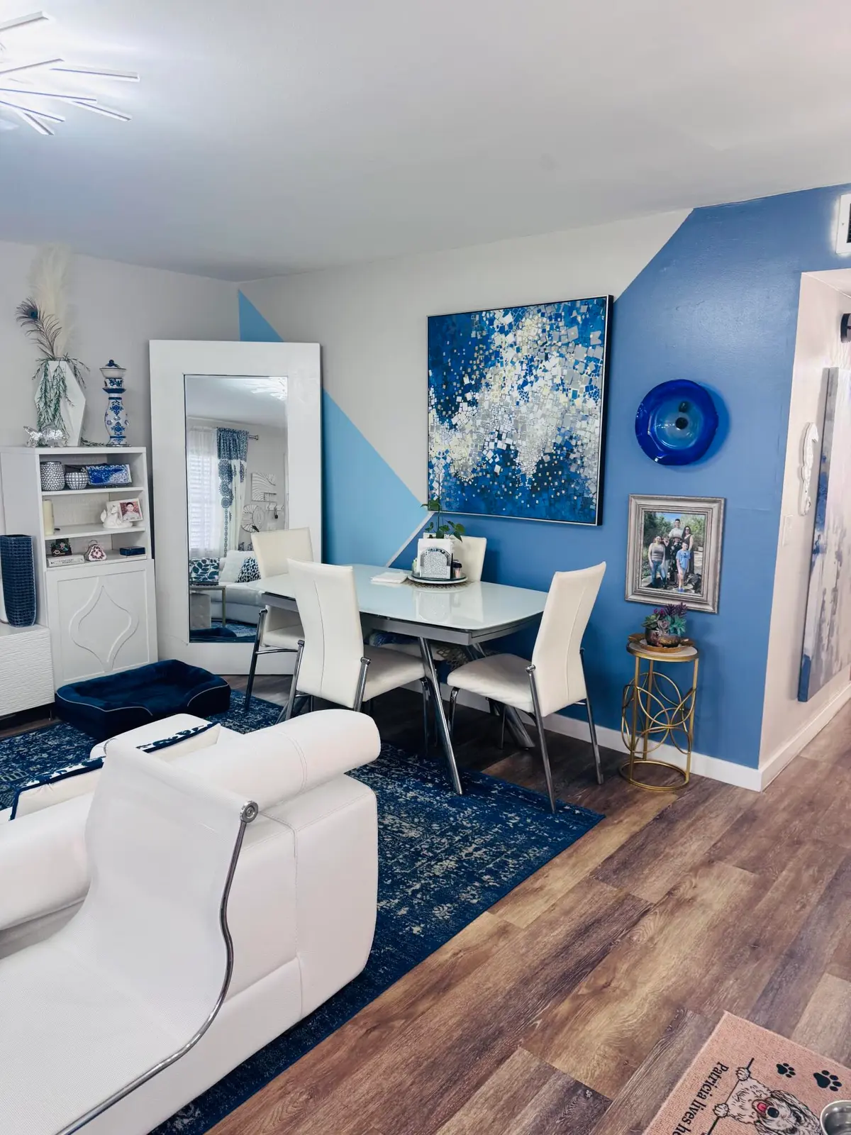 living room at 390 Saxony I, Delray Beach