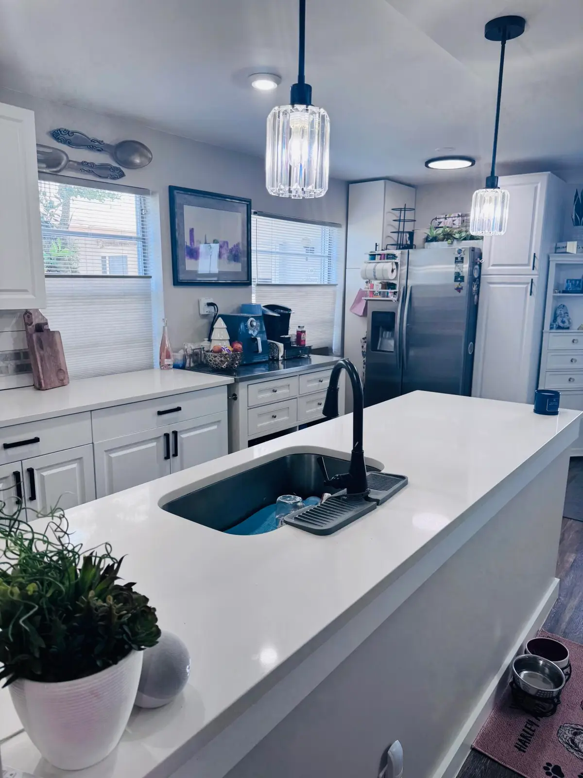 oversized kitchen at 390 Saxony I, Delray Beach
