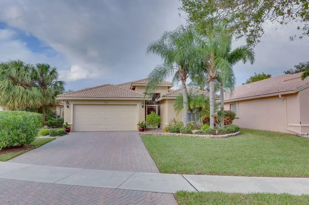 LONGER DRIVEWAY at 5293 TOSCANA Trail, Boynton Beach