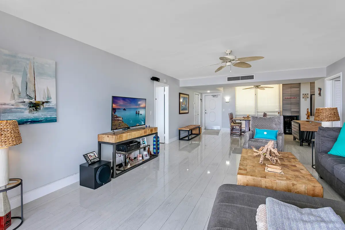 Living Room at 132 LAKESHORE Drive 220, North Palm Beach