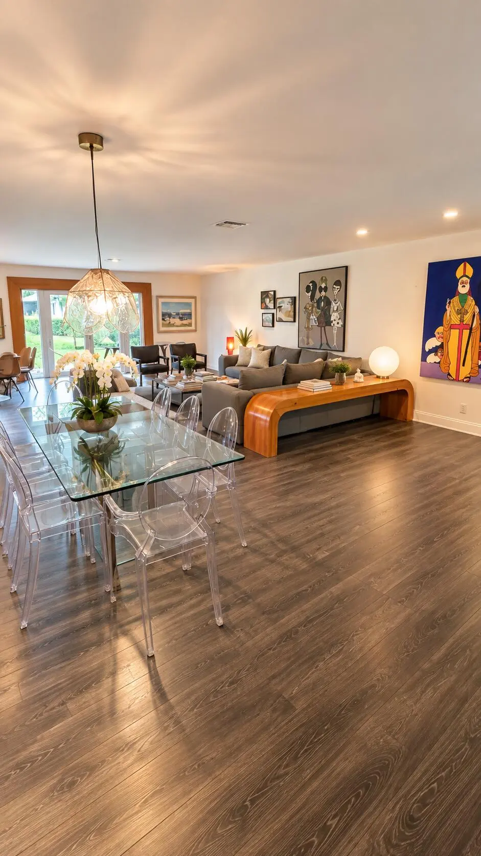 Dining-Living Room at 910 CYPRESS GROVE Drive V-69, Pompano Beach