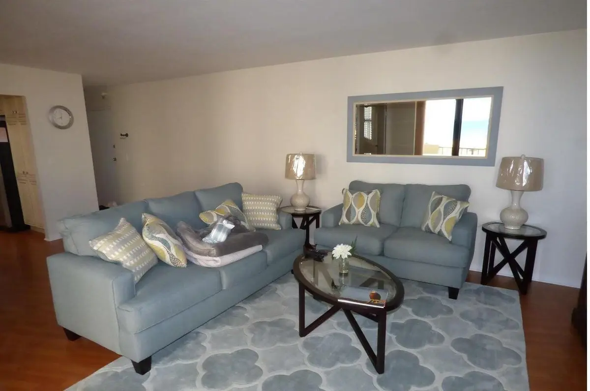 Living Room at 2800 N Ocean Drive B-5c, Singer Island