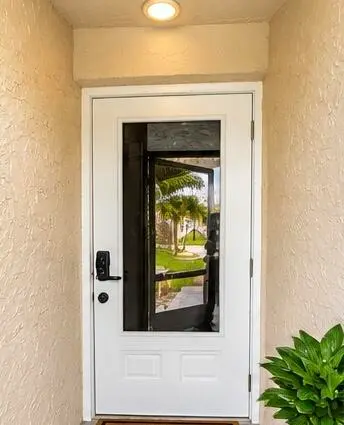 Front door at 7526 SW 8th Street, North Lauderdale