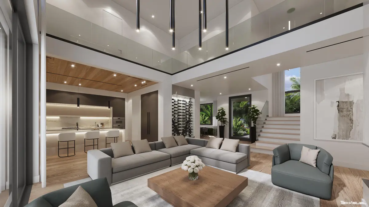 Living Room 1 at 4725 BRANDYWINE Drive, Boca Raton