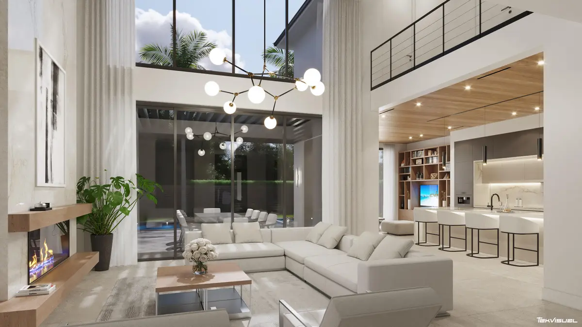 Living Room 3 at 4725 BRANDYWINE Drive, Boca Raton