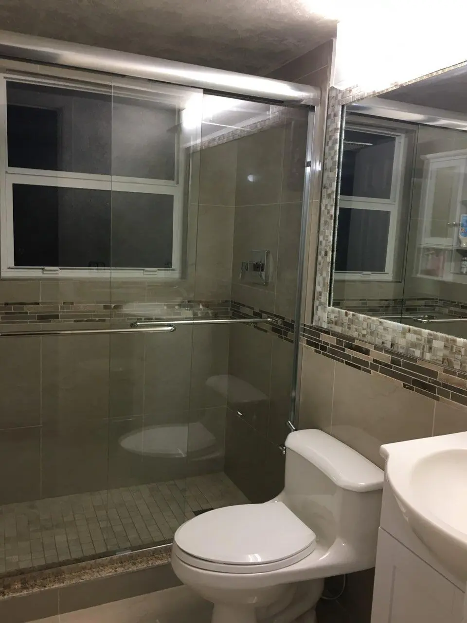 Remodeled Bathroom with Shower at 120 WESTBURY 120, Deerfield Beach