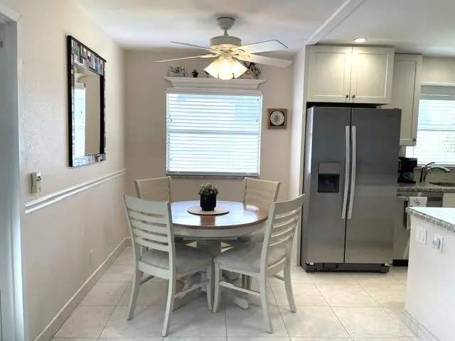 Dining area at 184 Tuscany C, Delray Beach