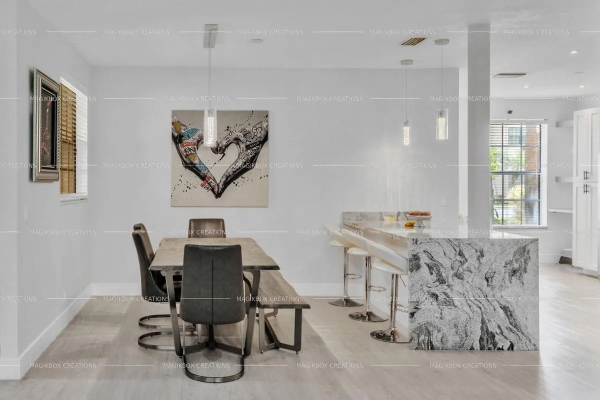 Dining Area at 6752 Montego Bay Boulevard Unit C, Boca Raton