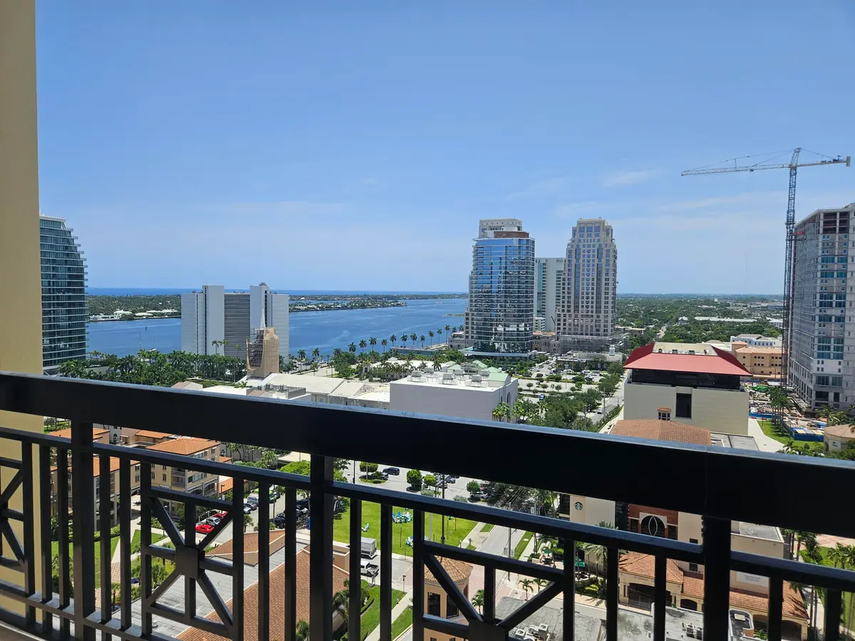 Ocean water views! at 801 S Olive Avenue 1604, West Palm Beach