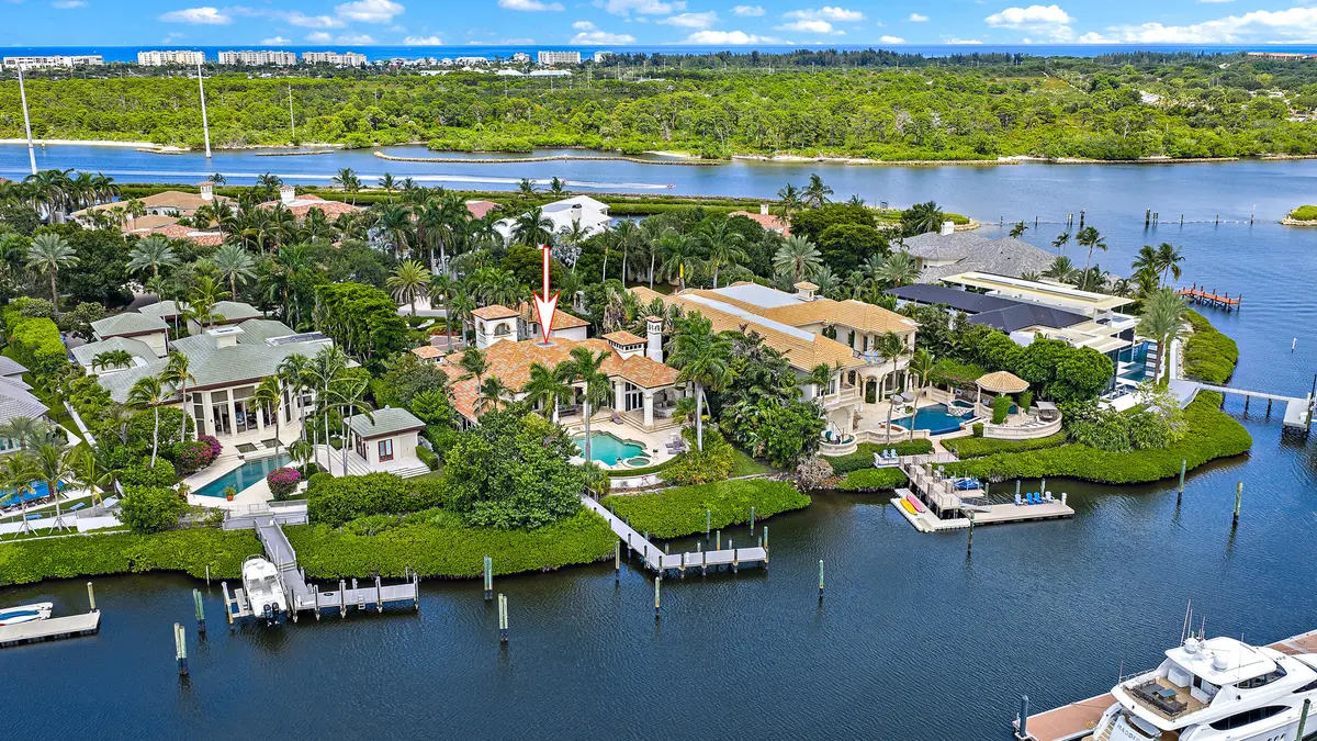 Aerial at 193 Spyglass Court, Jupiter