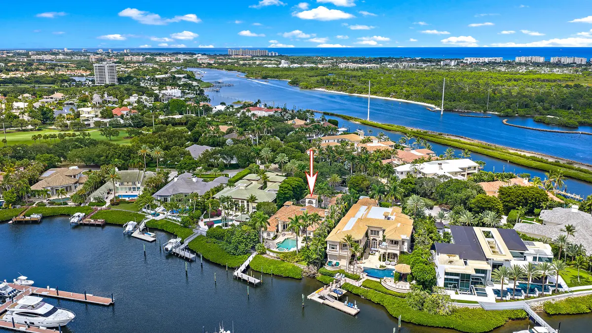 Aerial at 193 Spyglass Court, Jupiter